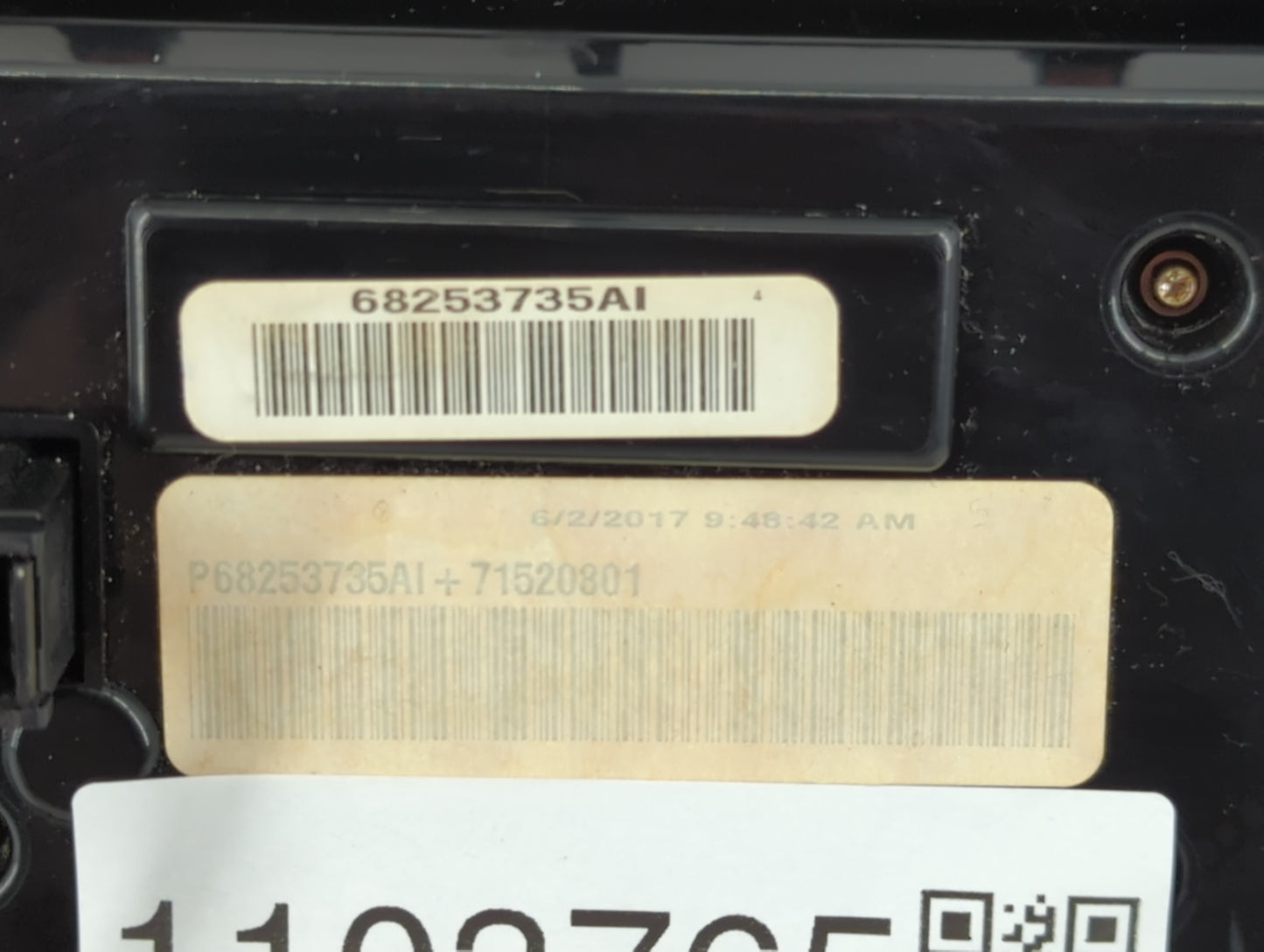 2016-2017 Dodge Durango Climate Control Module Temperature AC/Heater Replacement P/N:68253735AI Fits Fits 2016 2017 OEM Used Auto Parts