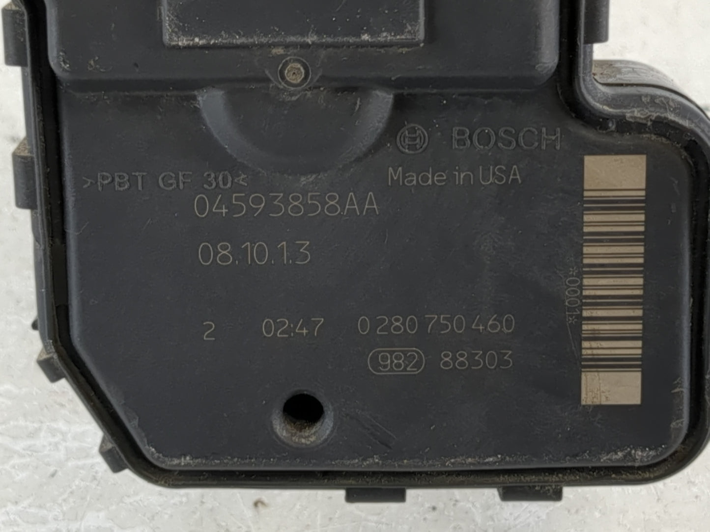 2008 Dodge Caravan Throttle Body P/N:04593858AA Fits Fits 2009 2010 2011 OEM Used Auto Parts