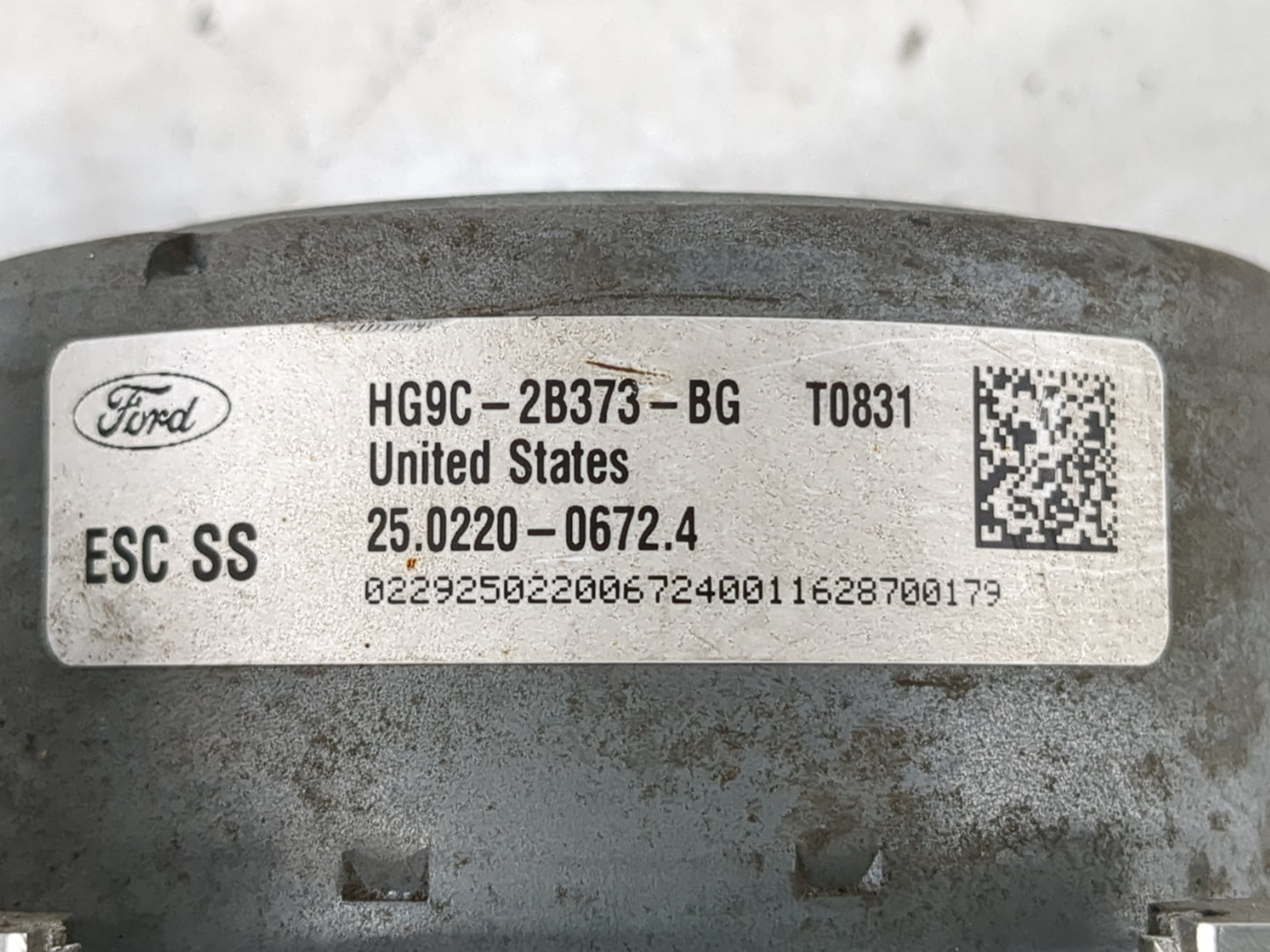 2017-2018 Ford Fusion ABS Pump Control Module Replacement P/N:HG9C-2B373-BG Fits Fits 2017 2018 OEM Used Auto Parts - Oemusedautoparts1.com
