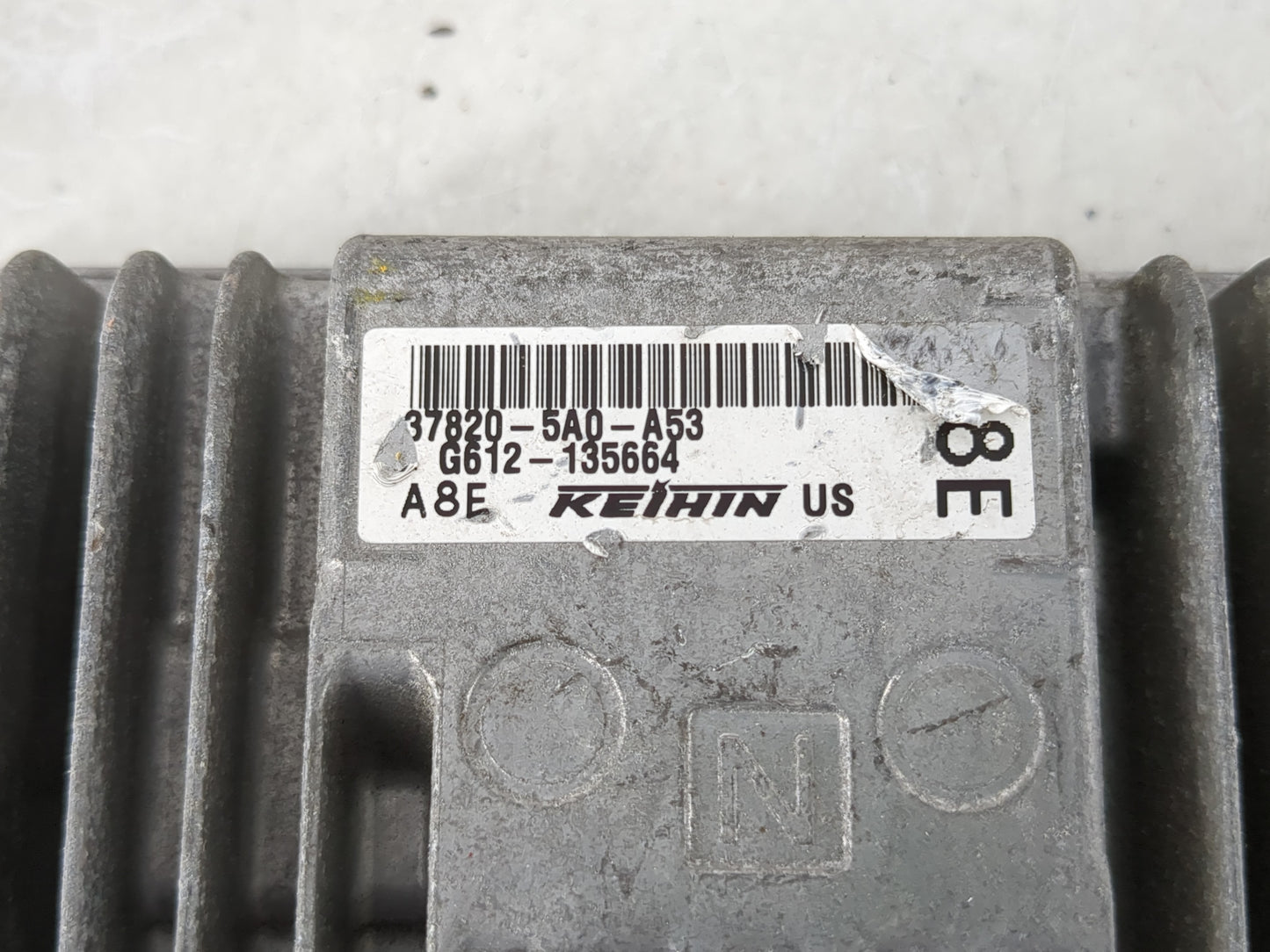 2015 Honda Accord PCM Engine Control Computer ECU ECM PCU OEM P/N:37820-5A0-A54 37820-5A0-A53 Fits OEM Used Auto Parts - Oemusedautoparts1.com
