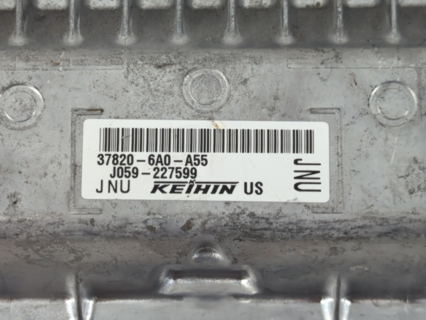 2018-2020 Honda Accord PCM Engine Control Computer ECU ECM PCU OEM P/N:37820-6A0-A55 Fits Fits 2018 2019 2020 OEM Used Auto Parts - Oemusedautoparts1.com