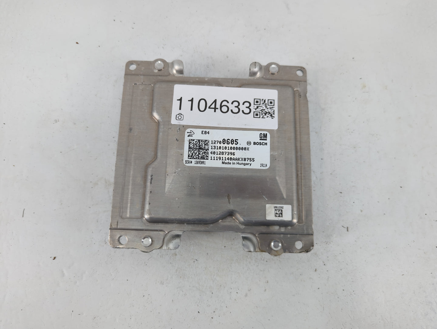 2019-2022 Chevrolet Spark PCM Engine Control Computer ECU ECM PCU OEM P/N:12700605 Fits Fits 2019 2020 2021 2022 OEM Used Auto Parts - Oemusedautoparts1.com