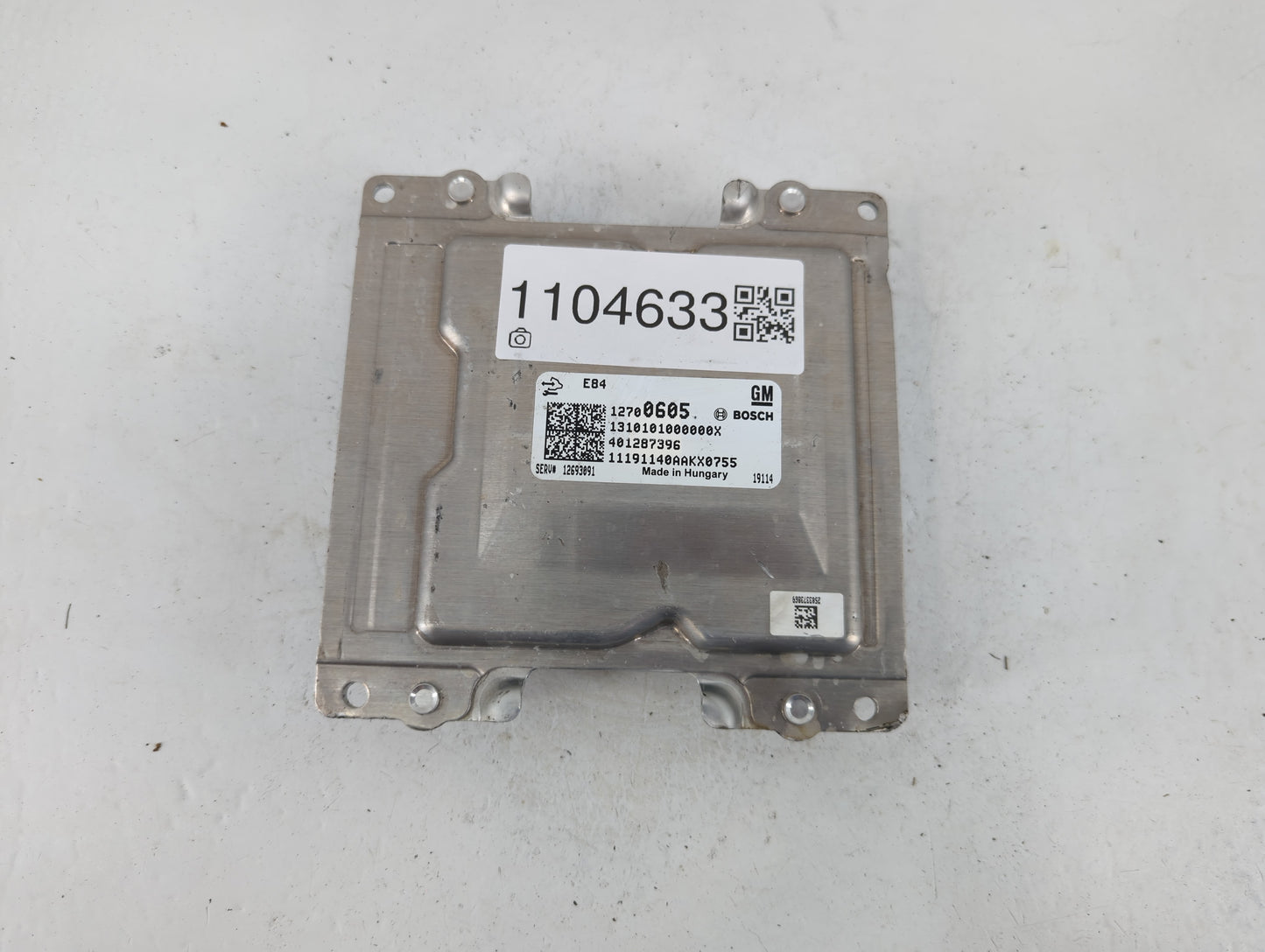 2019-2022 Chevrolet Spark PCM Engine Control Computer ECU ECM PCU OEM P/N:12700605 Fits Fits 2019 2020 2021 2022 OEM Used Auto Parts - Oemusedautoparts1.com