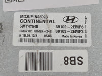 2013 Hyundai Elantra PCM Engine Control Computer ECU ECM PCU OEM P/N:39102-2EMP3 Fits OEM Used Auto Parts