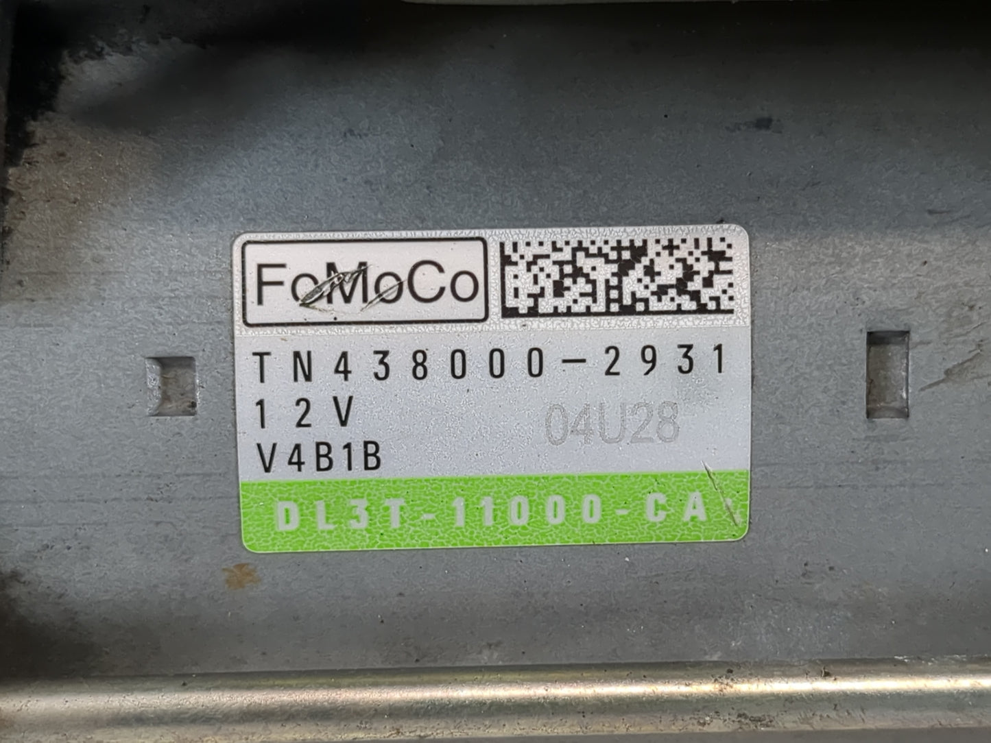 2016-2017 Ford F-150 Car Starter Motor Solenoid OEM P/N:TN438000-2931 DL3T-11000-CA Fits Fits 2016 2017 OEM Used Auto Parts