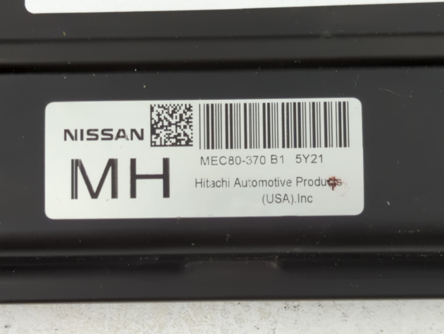 2006 Nissan Frontier PCM Engine Control Computer ECU ECM PCU OEM P/N:MEC80-350 B1 Fits OEM Used Auto Parts - Oemusedautoparts1.com
