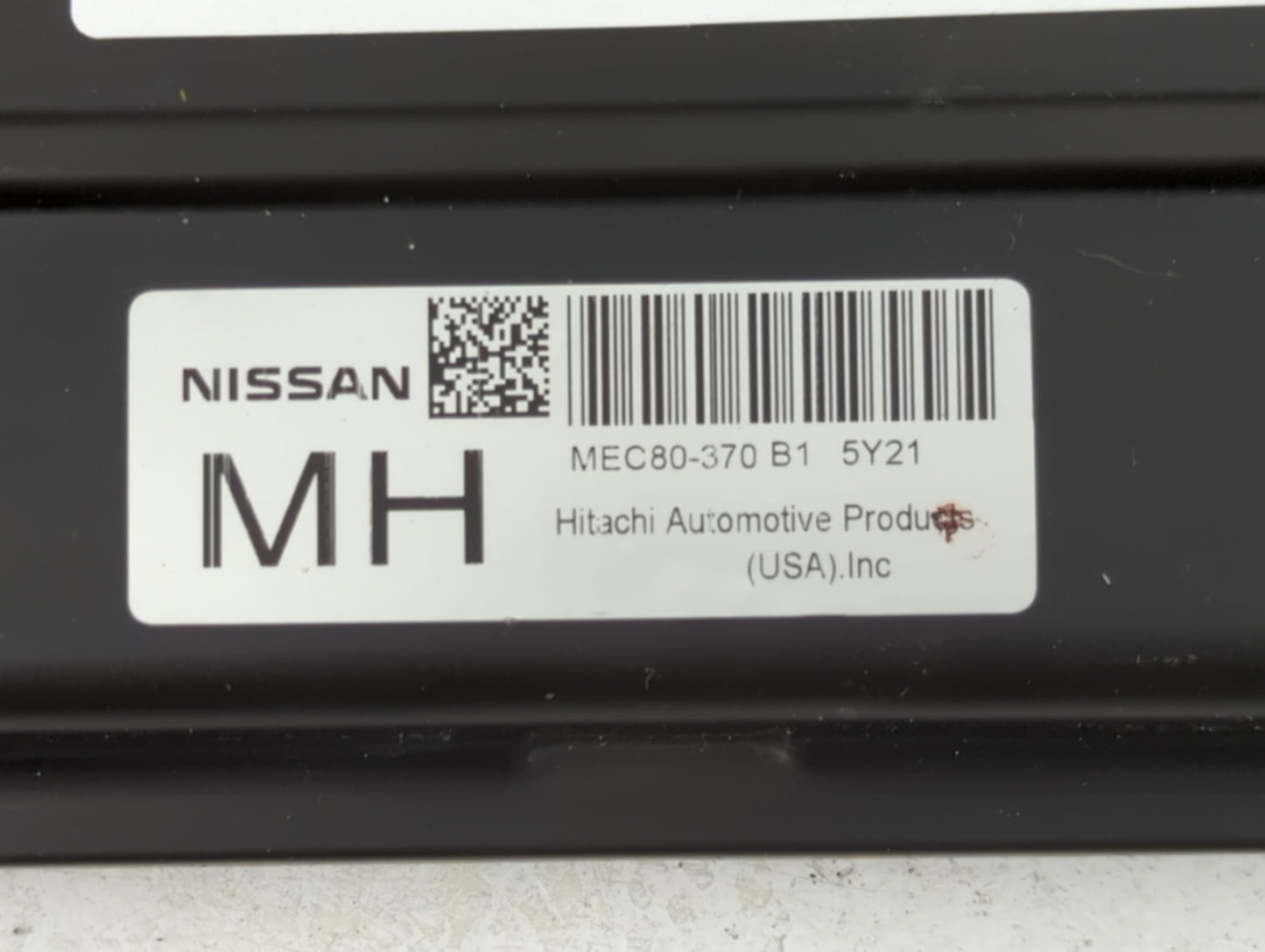 2006 Nissan Frontier PCM Engine Control Computer ECU ECM PCU OEM P/N:MEC80-350 B1 Fits OEM Used Auto Parts - Oemusedautoparts1.com