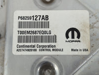 2016-2020 Dodge Journey PCM Engine Control Computer ECU ECM PCU OEM P/N:P68259127AB Fits Fits 2016 2017 2018 2019 2020 OEM Used Auto Parts