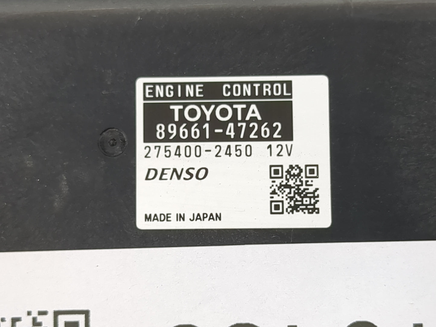 2010 Toyota Prius PCM Engine Control Computer ECU ECM PCU OEM P/N:89661-47262 Fits OEM Used Auto Parts - Oemusedautoparts1.com