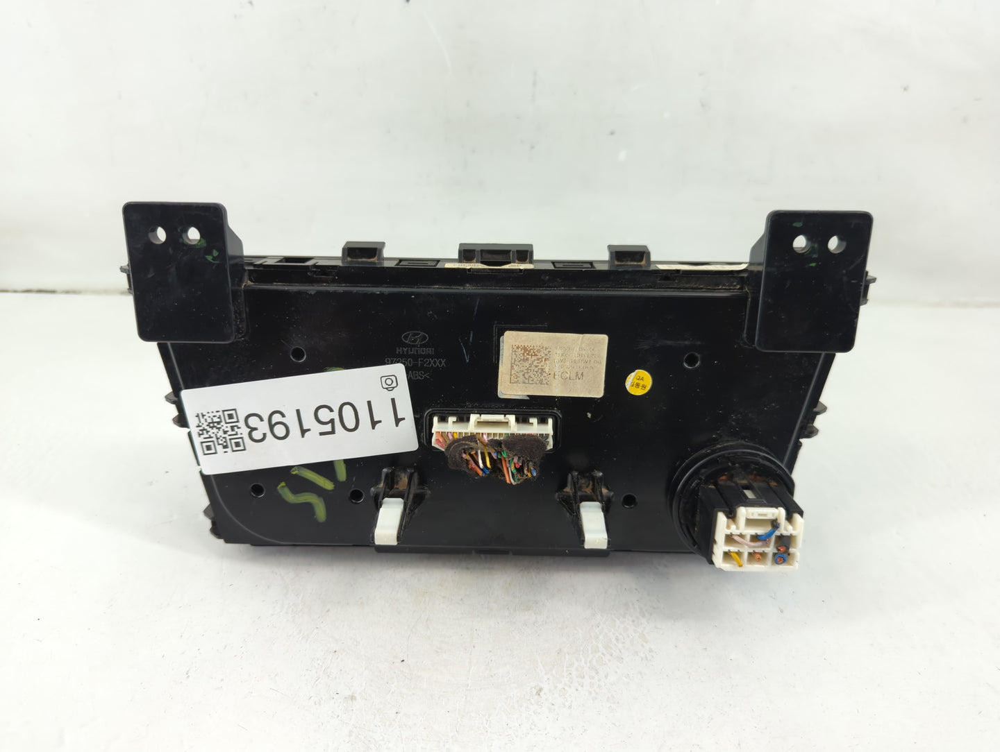 2017-2018 Hyundai Elantra Climate Control Module Temperature AC/Heater Replacement P/N:97250-F20624X Fits Fits 2017 2018 OEM Used Auto Parts - Oemusedautoparts1.com
