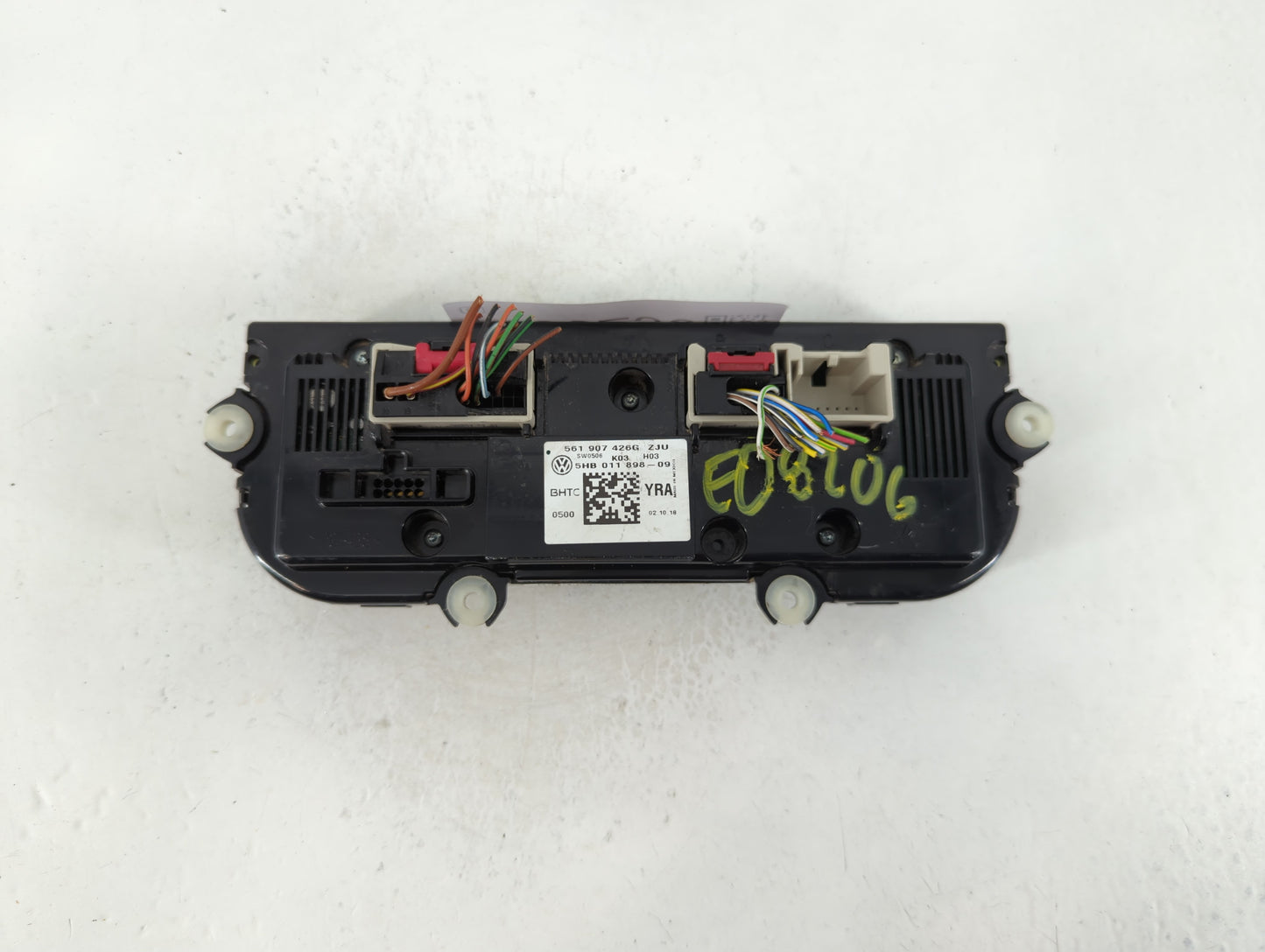 2019 Volkswagen Passat Climate Control Module Temperature AC/Heater Replacement P/N:561 907 426 G Fits Fits 2016 2017 OEM Used Auto Parts