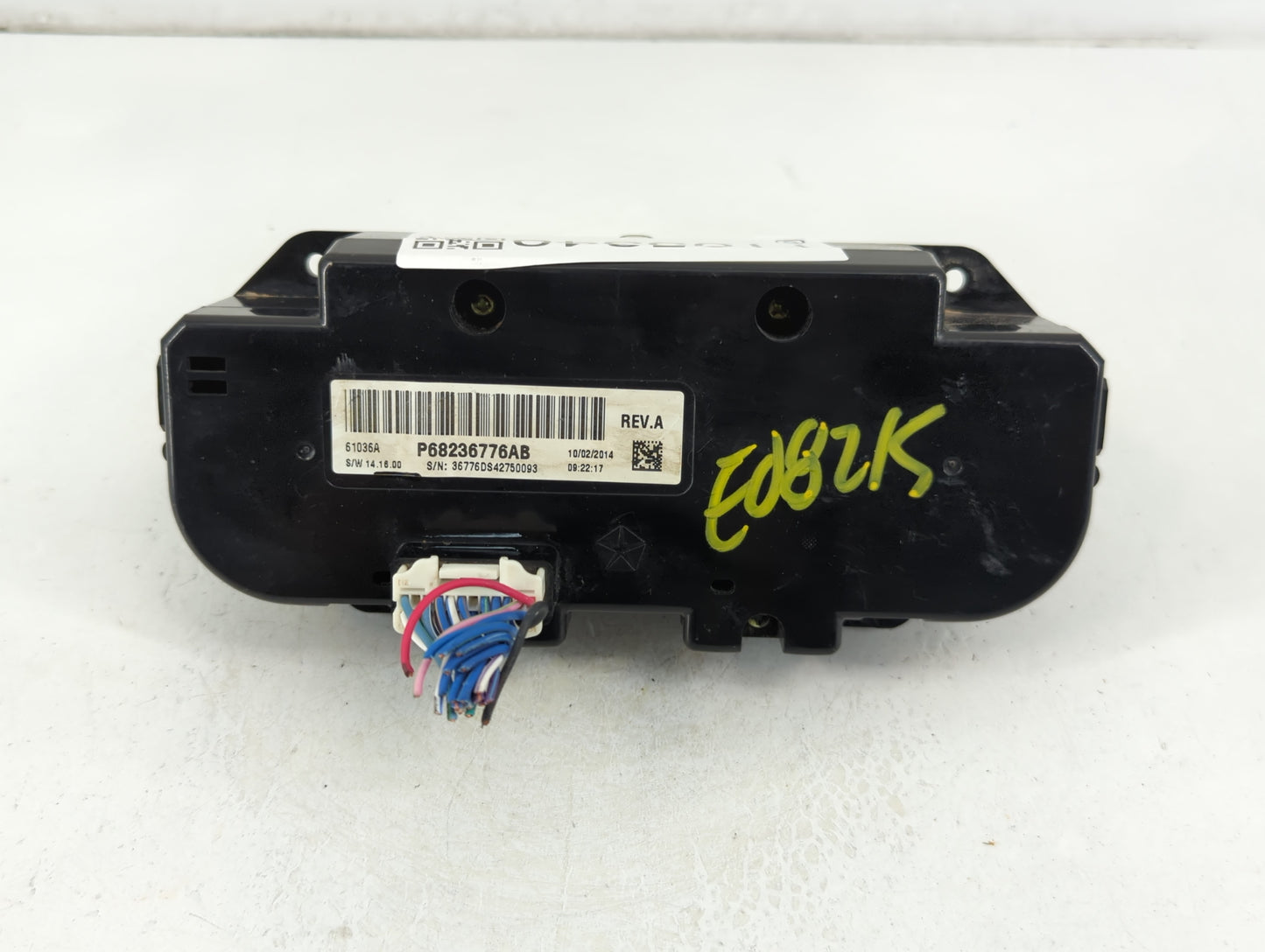 2015 Dodge Ram 1500 Climate Control Module Temperature AC/Heater Replacement P/N:P68236776AB Fits OEM Used Auto Parts