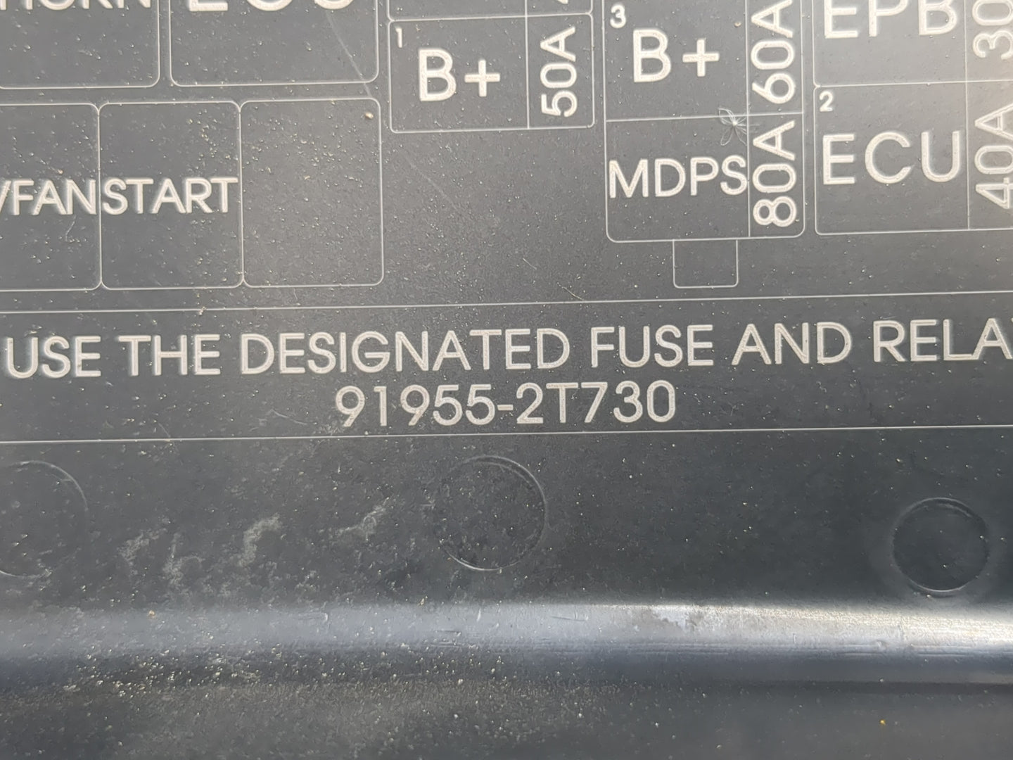 2014-2015 Kia Optima Fusebox Fuse Box Panel Relay Module P/N:91259-2T010 Fits Fits 2014 2015 OEM Used Auto Parts - Oemusedautoparts1.com
