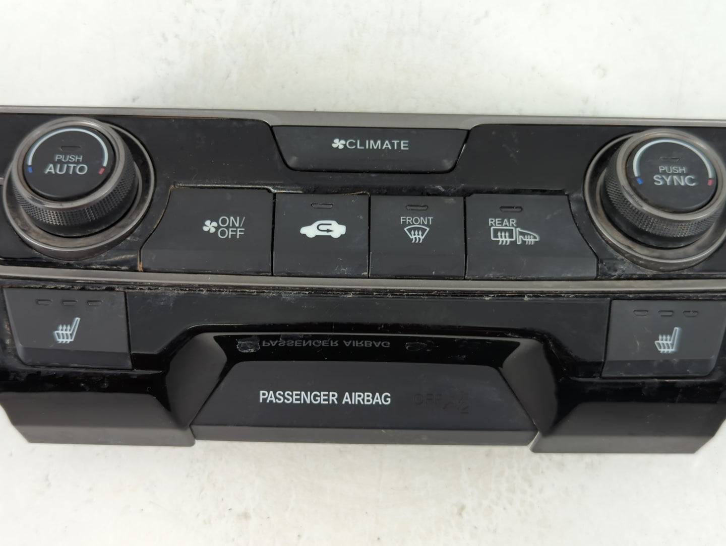 2016-2018 Honda Civic Climate Control Module Temperature AC/Heater Replacement P/N:79600TBAA611M1 Fits Fits 2016 2017 2018 OEM Used Auto Parts - Oemusedautoparts1.com