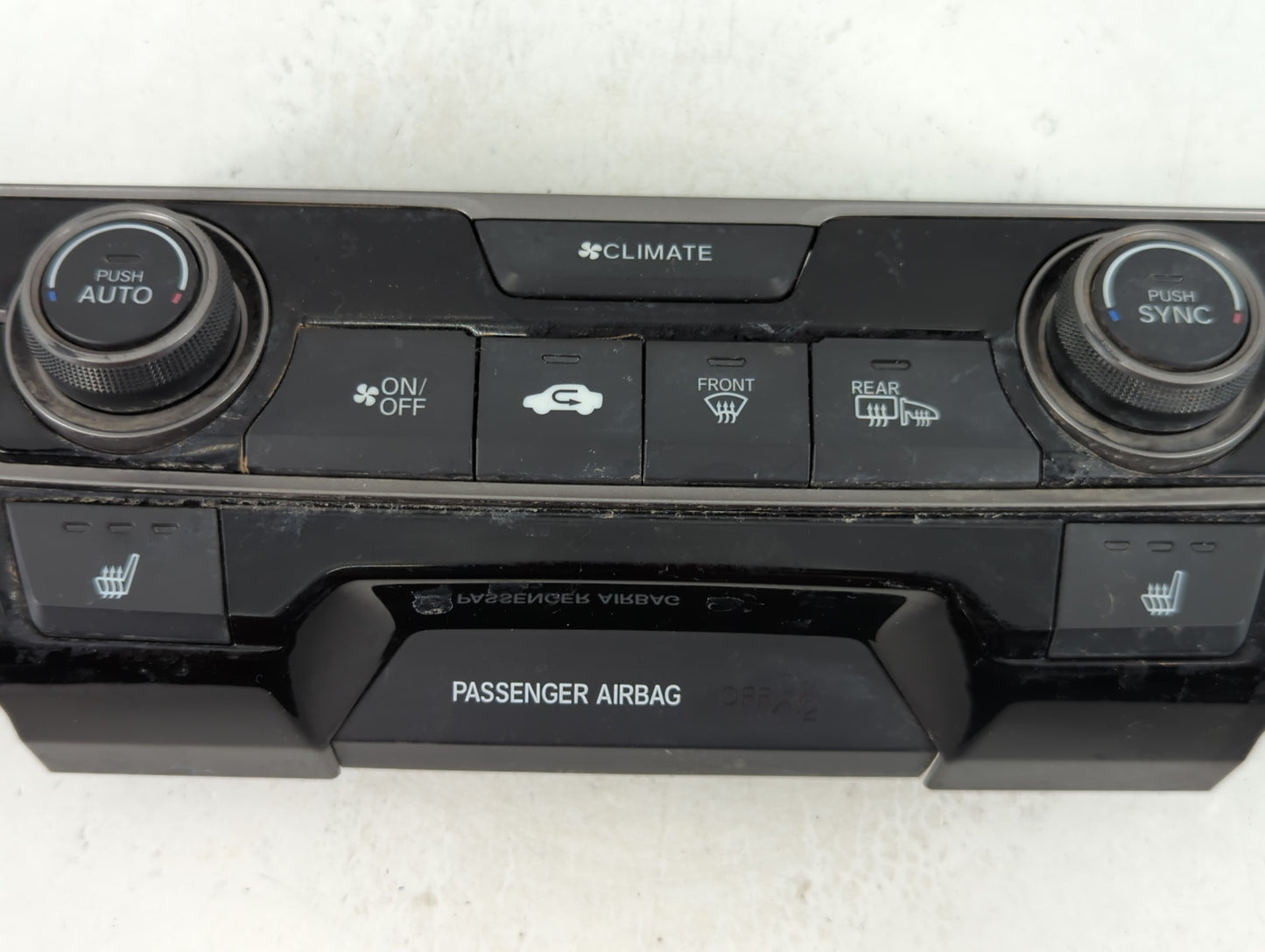 2016-2018 Honda Civic Climate Control Module Temperature AC/Heater Replacement P/N:79600TBAA611M1 Fits Fits 2016 2017 2018 OEM Used Auto Parts - Oemusedautoparts1.com