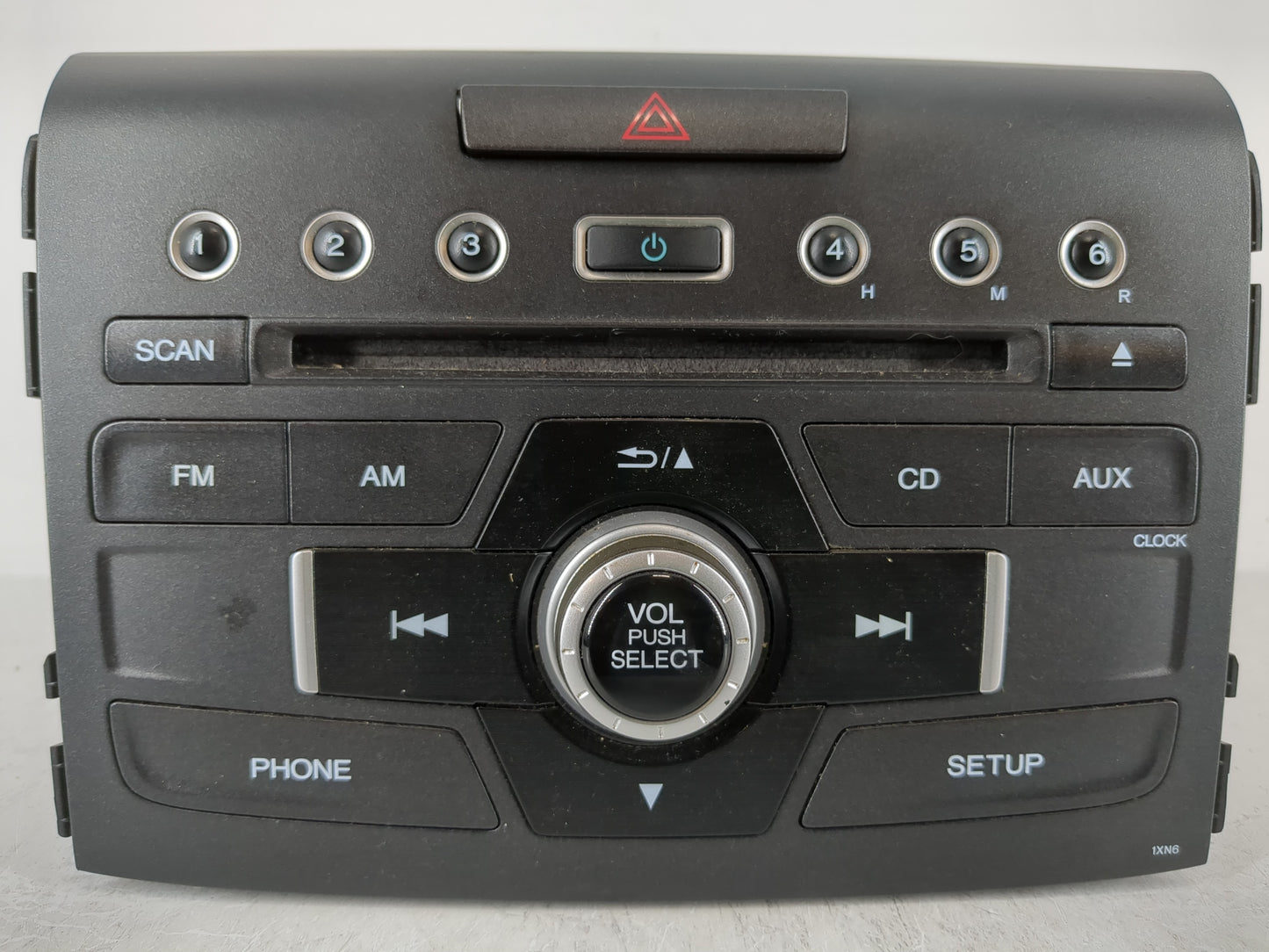 2012-2014 Honda Cr-V Radio AM FM Cd Player Receiver Replacement P/N:39100-T0A-A120-M1 Fits Fits 2012 2013 2014 OEM Used Auto Parts - Oemusedautoparts1.com