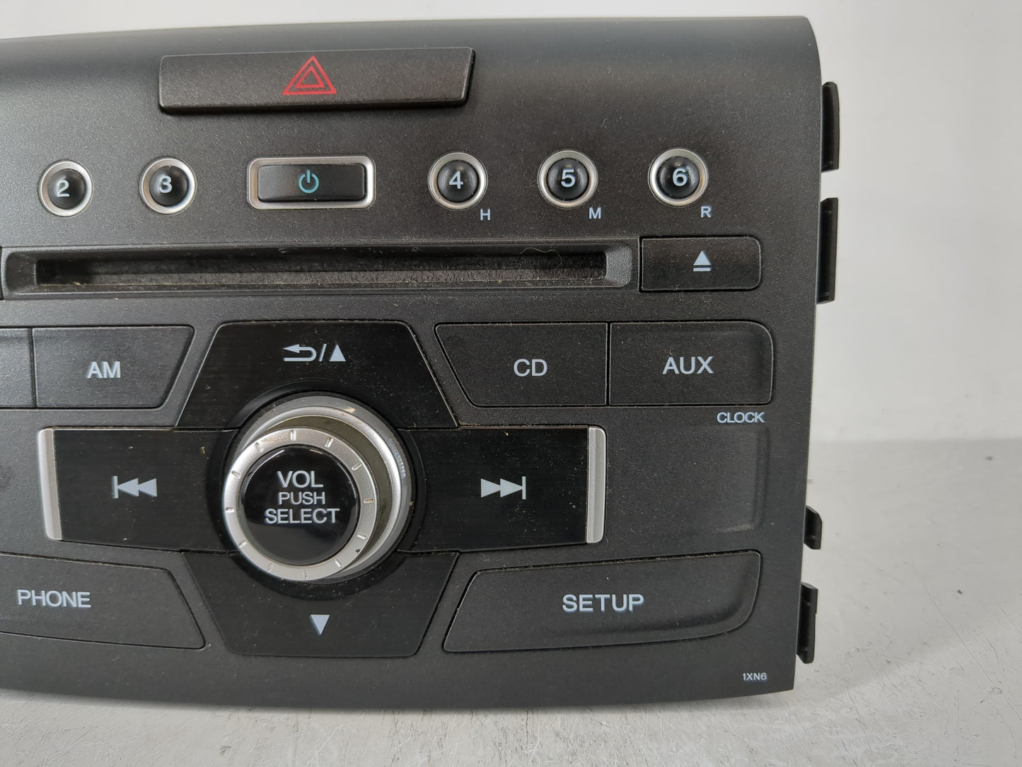 2012-2014 Honda Cr-V Radio AM FM Cd Player Receiver Replacement P/N:39100-T0A-A120-M1 Fits Fits 2012 2013 2014 OEM Used Auto Parts - Oemusedautoparts1.com