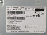 2012-2014 Honda Cr-V Radio AM FM Cd Player Receiver Replacement P/N:39100-T0A-A120-M1 Fits Fits 2012 2013 2014 OEM Used Auto Parts - Oemusedautoparts1.com
