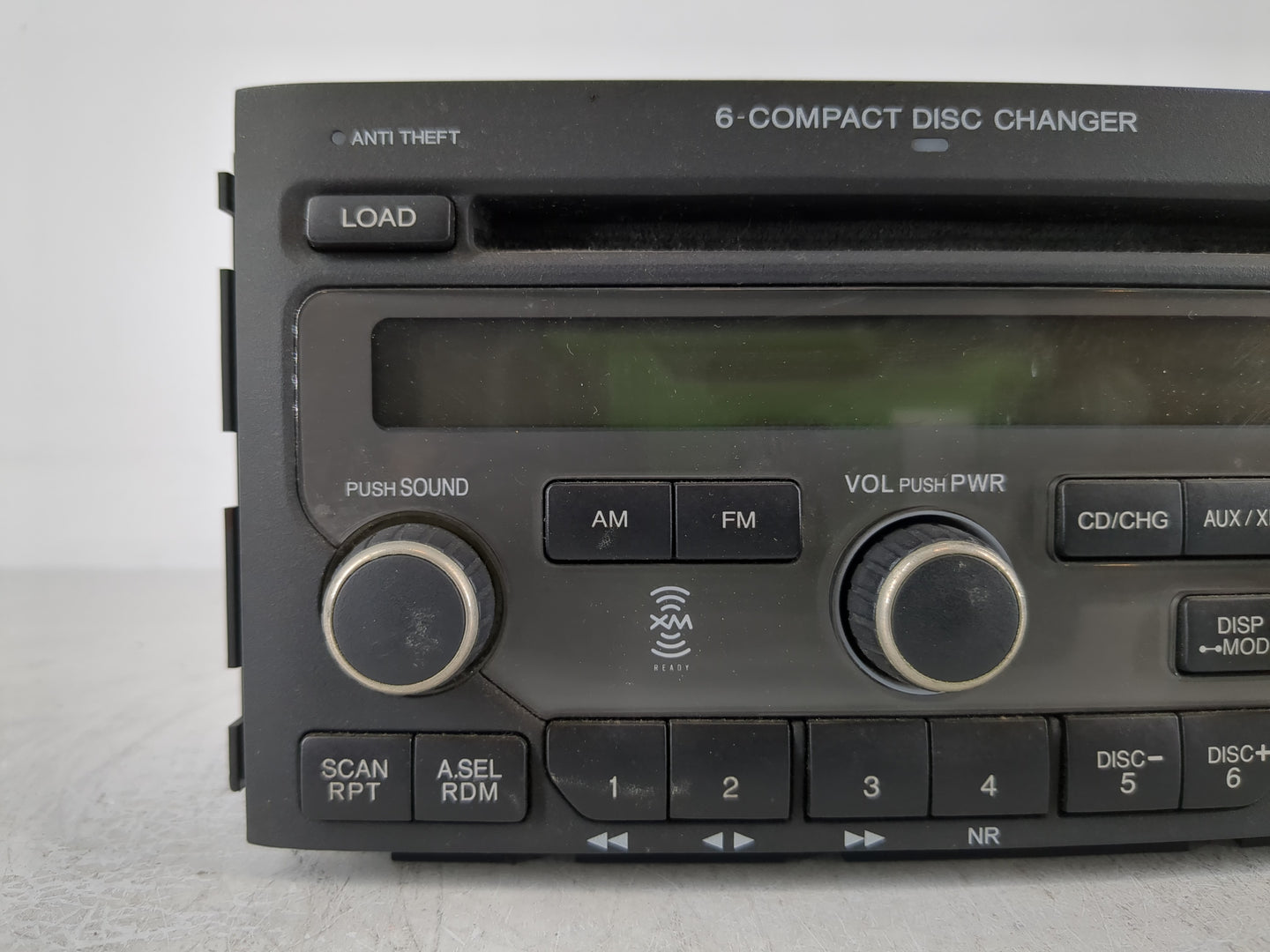2006-2008 Honda Pilot Radio AM FM Cd Player Receiver Replacement P/N:39100-S9V-A500 Fits Fits 2006 2007 2008 OEM Used Auto Parts - Oemusedautoparts1.com