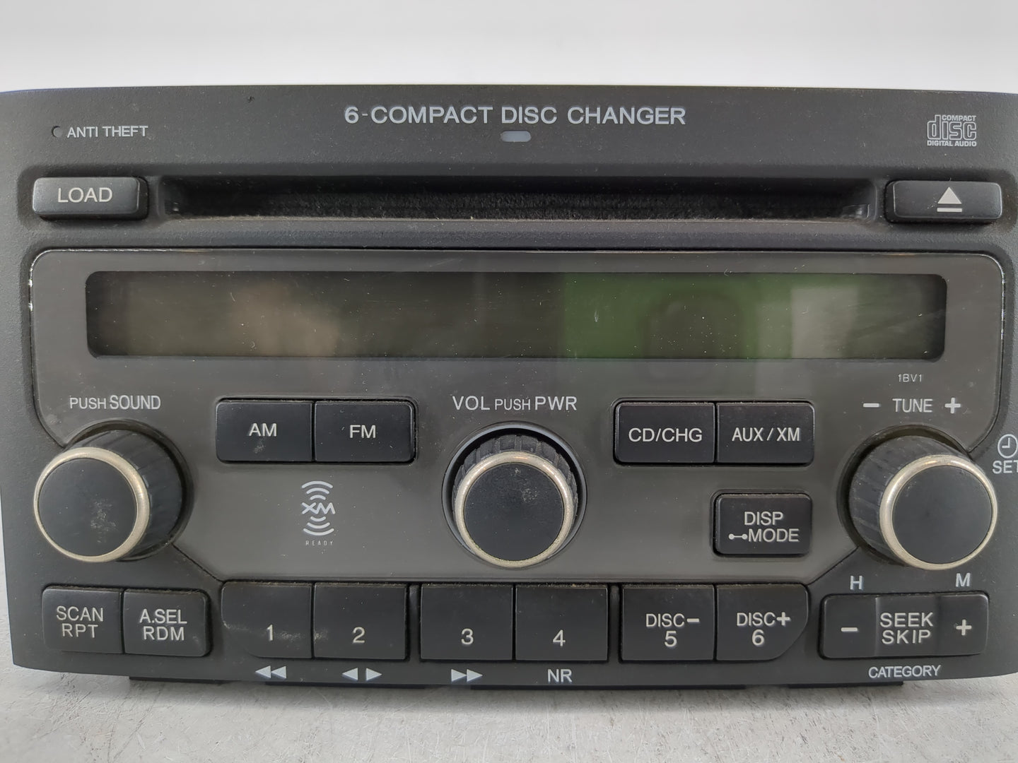 2006-2008 Honda Pilot Radio AM FM Cd Player Receiver Replacement P/N:39100-S9V-A500 Fits Fits 2006 2007 2008 OEM Used Auto Parts - Oemusedautoparts1.com