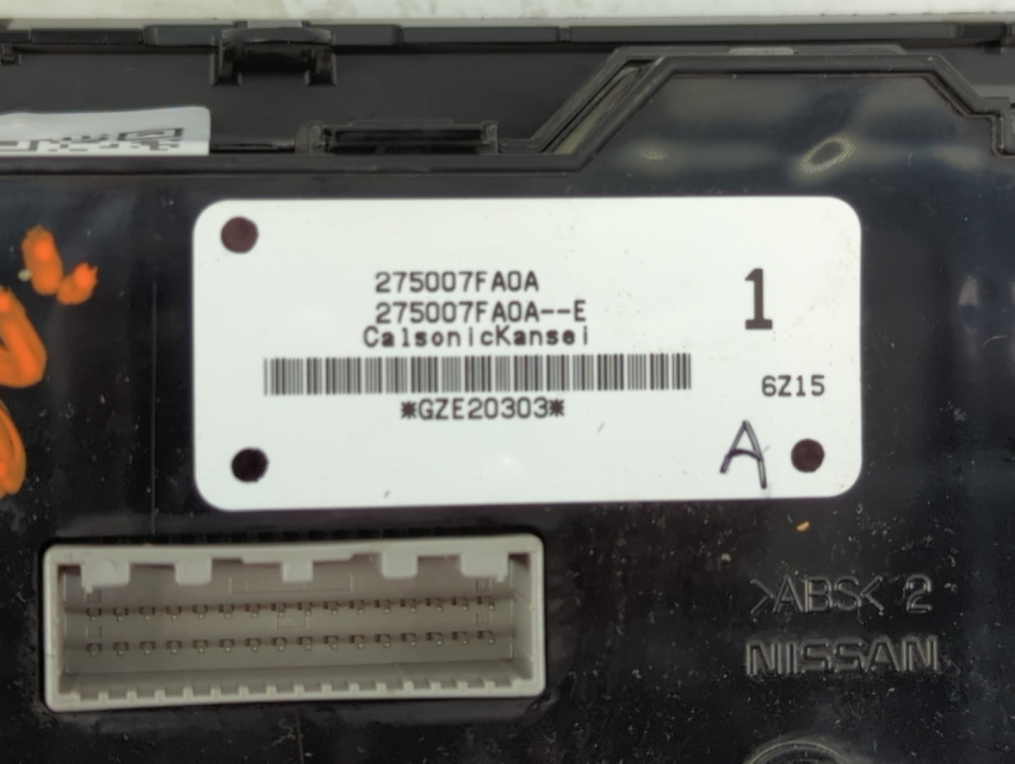 2017-2022 Nissan Rogue Climate Control Module Temperature AC/Heater Replacement P/N:275007FA0A Fits OEM Used Auto Parts