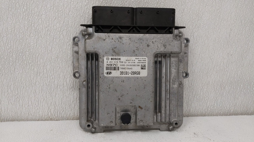 2015-2017 Hyundai Accent PCM Engine Control Computer ECU ECM PCU OEM P/N:391B1-2BRG8 Fits Fits 2015 2016 2017 OEM Used Auto Parts