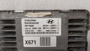 2011 Hyundai Sonata PCM Engine Control Computer ECU ECM PCU OEM P/N:39111-2G893 39101-2G671, 39111-2G671, 39101-2G660 Fits OEM Used Auto Parts