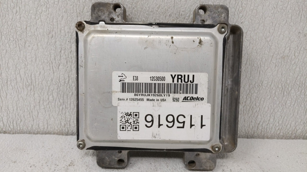 2009 Gmc Sierra 1500 PCM Engine Control Computer ECU ECM PCU OEM P/N:12630500 12629009 Fits Fits 2010 OEM Used Auto Parts - Oemusedautoparts1.com 