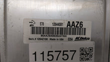 2011 Chevrolet Cruze PCM Engine Control Computer ECU ECM PCU OEM P/N:12645606 12644081 Fits OEM Used Auto Parts - Oemusedautoparts1.com 