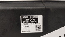 2014 Toyota Prius PCM Engine Control Computer ECU ECM PCU OEM P/N:89661-47590 89661-47590 Fits OEM Used Auto Parts