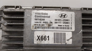 2011-2014 Hyundai Sonata PCM Engine Control Computer ECU ECM PCU OEM P/N:39101-2G661 39111-2G661 Fits Fits 2011 2012 2013 2014 OEM Used Auto Parts