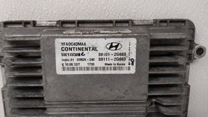 2011-2014 Hyundai Sonata PCM Engine Control Computer ECU ECM PCU OEM P/N:39101-2G661 39111-2G661 Fits Fits 2011 2012 2013 2014 OEM Used Auto Parts - Oemusedautoparts1.com 