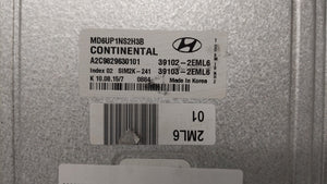 2014-2016 Hyundai Elantra PCM Engine Control Computer ECU ECM PCU OEM P/N:39102-2EML6 39103-2EML6 Fits Fits 2014 2015 2016 OEM Used Auto Parts - Oemusedautoparts1.com 