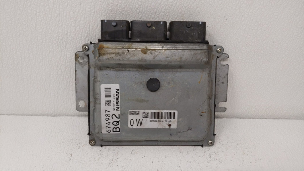 2015 Nissan Altima PCM Engine Control Computer ECU ECM PCU OEM P/N:BEM404-300 A1 NEC001-666, NEC013-028 Fits Fits 2013 2014 OEM Used Auto Parts - Oemusedautoparts1.com 