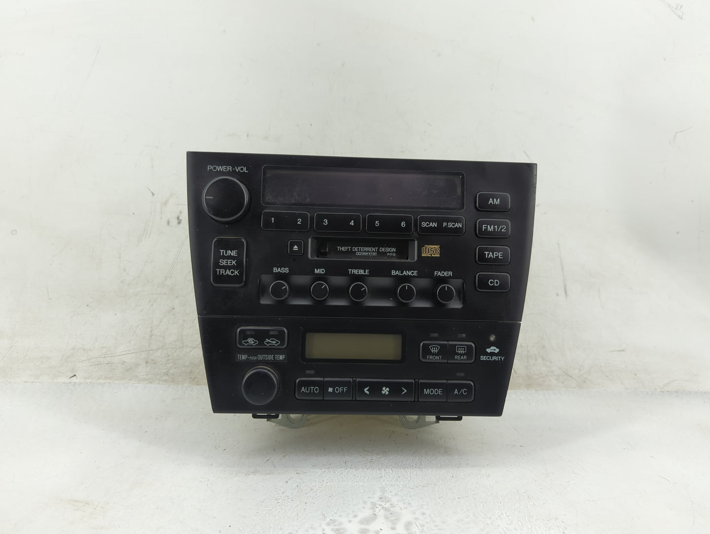 1997-1999 Lexus Es300 Radio AM FM Cd Player Receiver Replacement P/N:86212 33090 Fits Fits 1997 1998 1999 OEM Used Auto Part