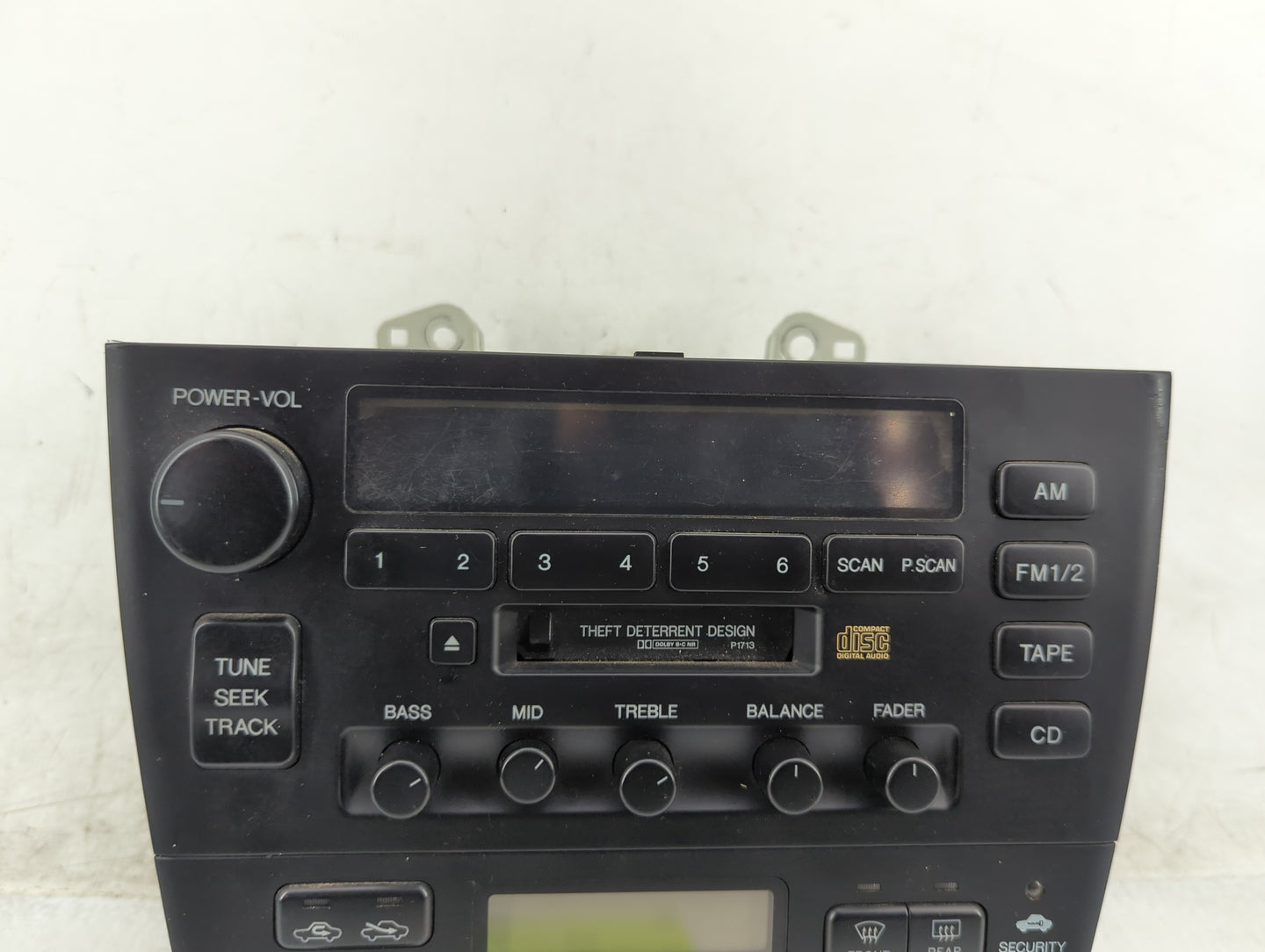 1997-1999 Lexus Es300 Radio AM FM Cd Player Receiver Replacement P/N:86212 33090 Fits Fits 1997 1998 1999 OEM Used Auto Part