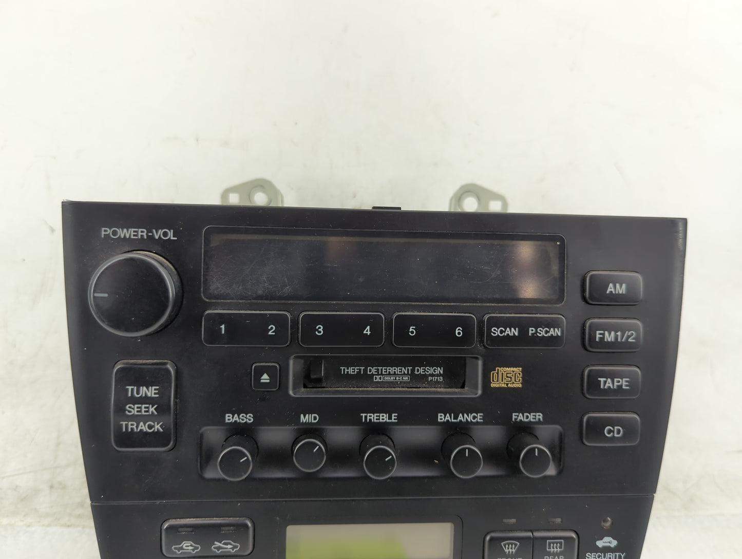 1997-1999 Lexus Es300 Radio AM FM Cd Player Receiver Replacement P/N:86212 33090 Fits Fits 1997 1998 1999 OEM Used Auto Part