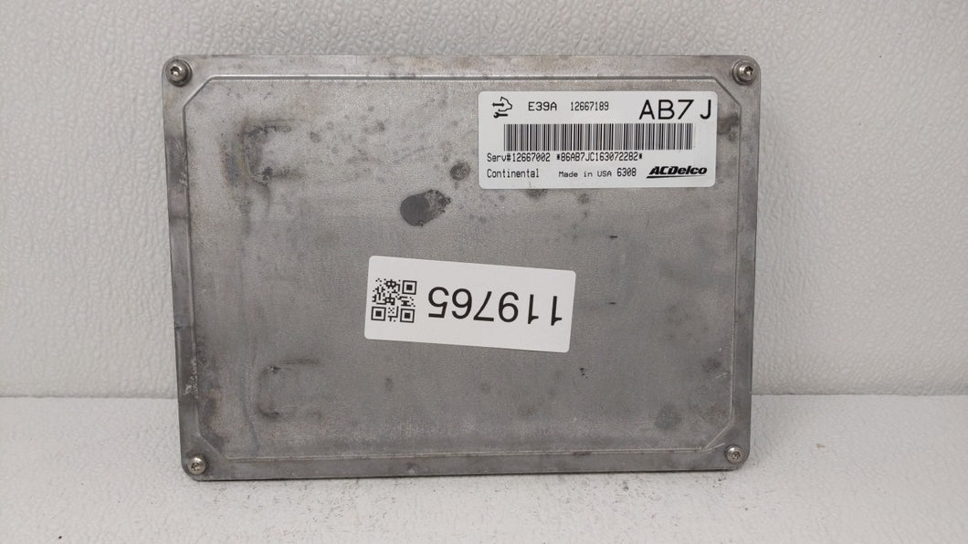 2017 Chevrolet Caprice PCM Engine Control Computer ECU ECM PCU OEM P/N:12667189,12667189 12667189 Fits Fits 2018 2019 OEM Used Auto Parts