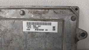 2011 Honda Pilot PCM Engine Control Computer ECU ECM PCU OEM P/N:37820-RN0-A61 Fits OEM Used Auto Parts