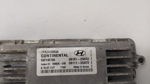 2011-2014 Hyundai Sonata PCM Engine Control Computer ECU ECM PCU OEM P/N:39101-2G661 39111-2G661 Fits Fits 2011 2012 2013 2014 OEM Used Auto Parts - Oemusedautoparts1.com 