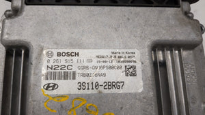 2015-2017 Hyundai Accent PCM Engine Control Computer ECU ECM PCU OEM P/N:39110-2BRG5 391B1-2BRG7 Fits Fits 2015 2016 2017 OEM Used Auto Parts