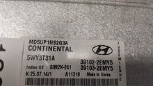 2014-2016 Hyundai Elantra PCM Engine Control Computer ECU ECM PCU OEM P/N:39133-2EGE0 39102-2EML6 Fits Fits 2014 2015 2016 OEM Used Auto Parts - Oemusedautoparts1.com