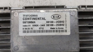 2015 Kia Optima PCM Engine Control Computer ECU ECM PCU OEM P/N:39138-2GBH2 39108-2GBH2, 391382GBH2, 391082GBH2 Fits OEM Used Auto Parts - Oemusedautoparts1.com 