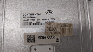 2019 Kia Forte PCM Engine Control Computer ECU ECM PCU OEM P/N:39199-2E036 Fits OEM Used Auto Parts