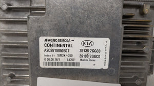 2016-2018 Kia Optima PCM Engine Control Computer ECU ECM PCU OEM P/N:39138-2GGC1 39108-2GGC1, 39138-2GGC0 Fits Fits 2016 2017 2018 OEM Used Auto Parts - Oemusedautoparts1.com 