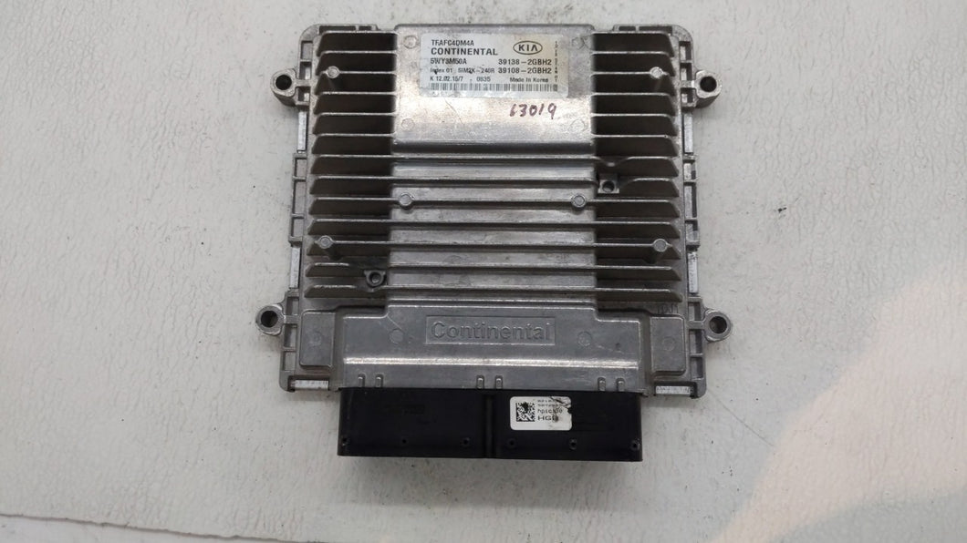 2015 Kia Optima PCM Engine Control Computer ECU ECM PCU OEM P/N:39138-2GBH2 39108-2GBH2, 391382GBH2, 391082GBH2 Fits OEM Used Auto Parts - Oemusedautoparts1.com