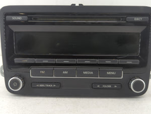 2011-2014 Volkswagen Jetta Radio AM FM Cd Player Receiver Replacement P/N:1K0 035 164 D Fits 2011 2012 2013 2014 2015 2016 OEM Used Auto Parts