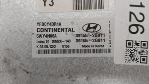 2011-2015 Hyundai Sonata PCM Engine Control Computer ECU ECM PCU OEM P/N:39155-2G911 Fits Fits 2011 2012 2013 2014 2015 OEM Used Auto Parts