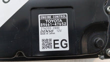 2017 Toyota Prius PCM Engine Control Computer ECU ECM PCU OEM P/N:89661-47652 Fits OEM Used Auto Parts - Oemusedautoparts1.com 