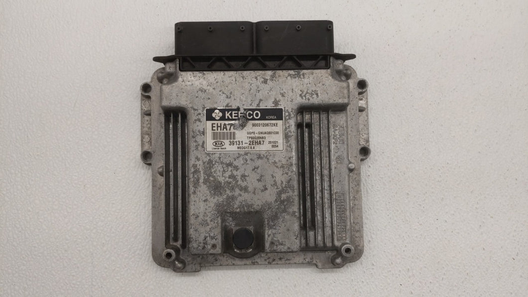 2016 Kia Soul PCM Engine Control Computer ECU ECM PCU OEM P/N:39131-2EHA7 Fits OEM Used Auto Parts - Oemusedautoparts1.com 